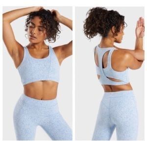NWT Gymshark Fleur Texture Sports Bra